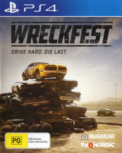 Wreckfest box art for Playstation 4