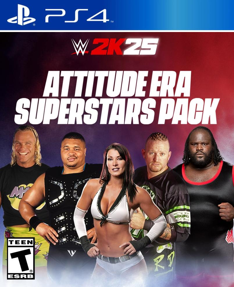 WWE 2K25 box art for Playstation 4
