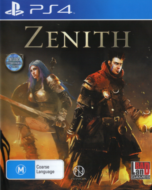Zenith box art for Playstation 4