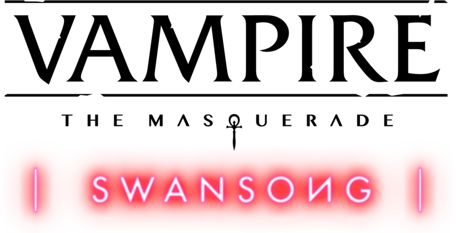 Vampire: The Masquerade Swansong logo for Playstation 4