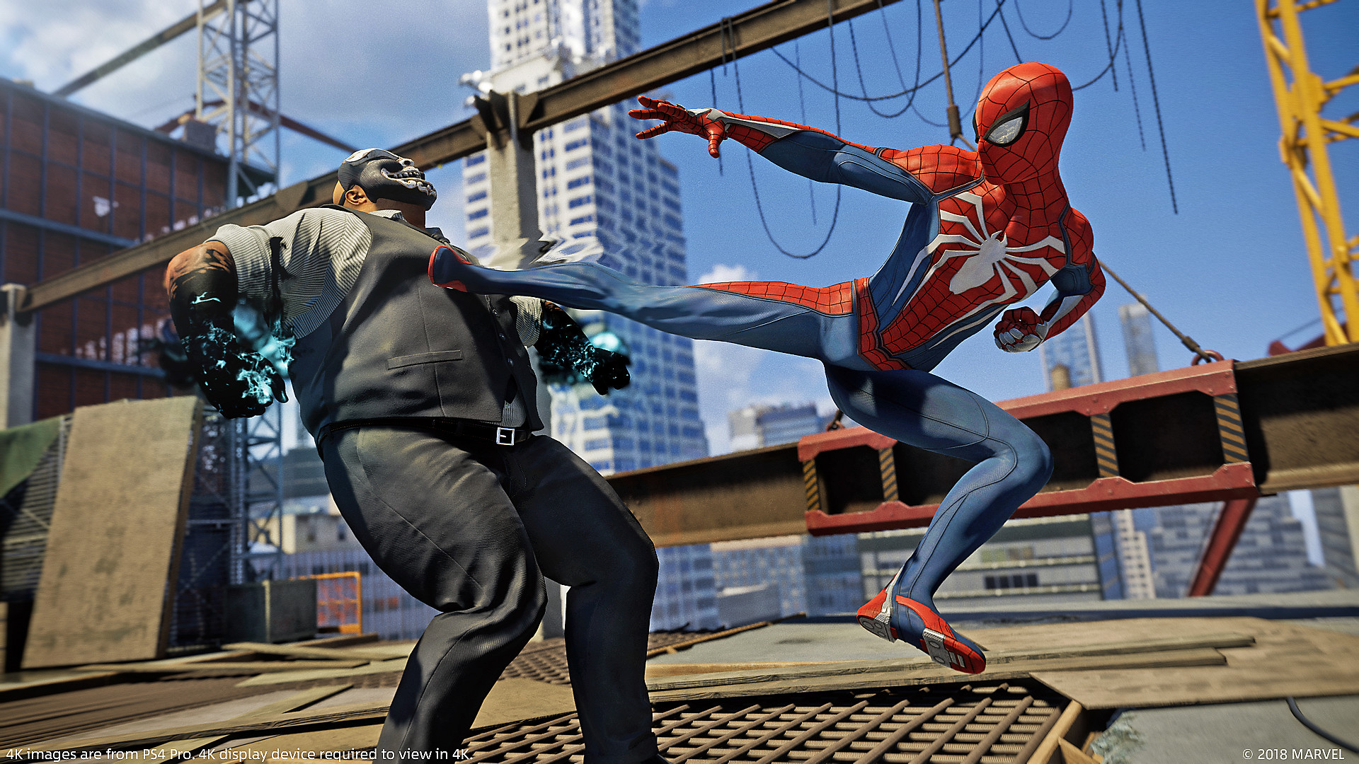 Marvel Spiderman screenshot 2 for Playstation 4