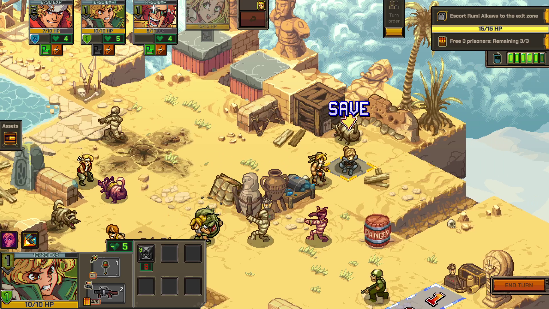 Metal Slug Tactics screenshot 2 for Playstation 4