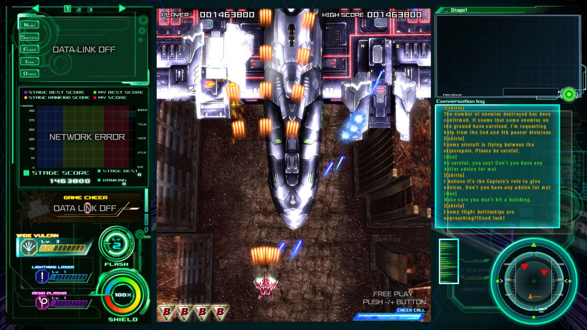 Raiden V Director's Cut screenshot 3 for Playstation 4
