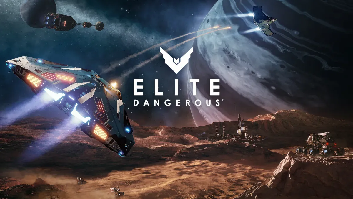 Elite Dangerous: Legendary Edition title screen for Playstation 4