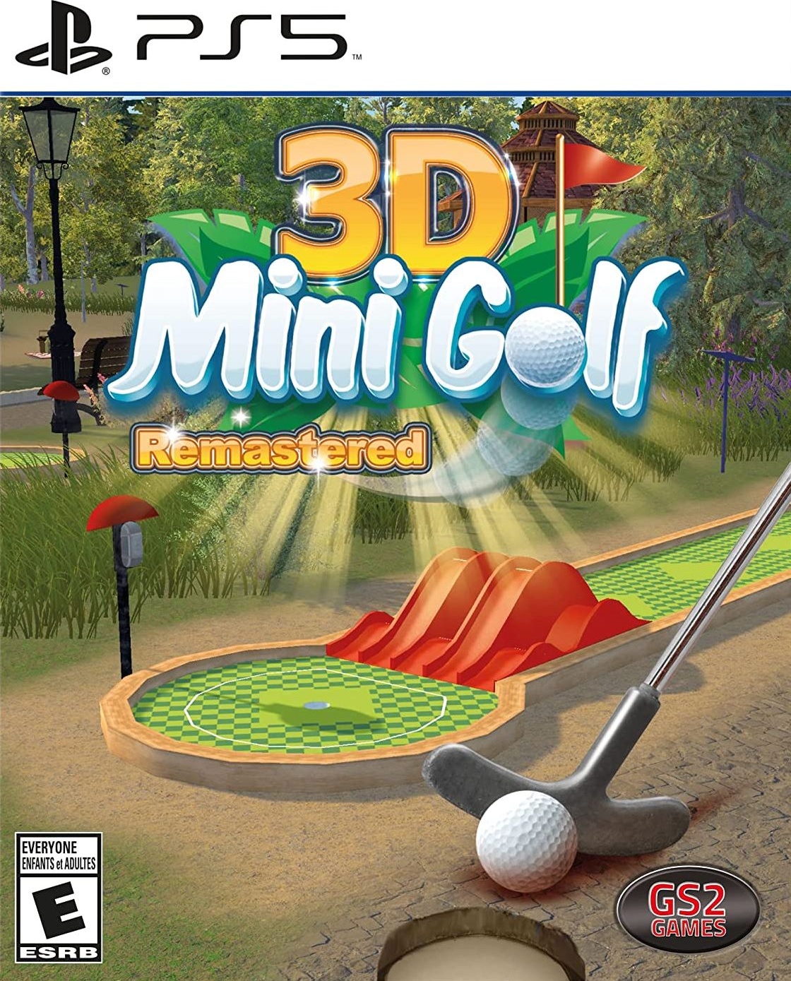 3D Mini Golf Remastered box art for Playstation 5