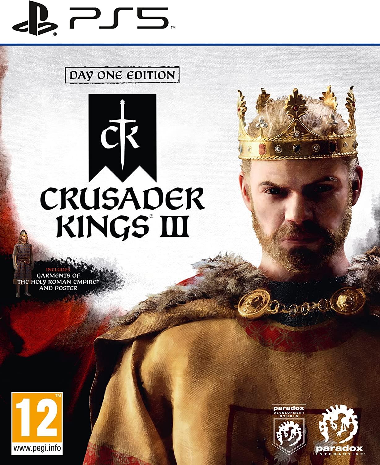 Crusader Kings III box art for Playstation 5