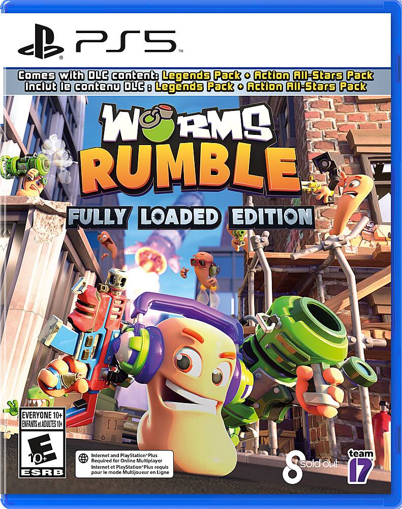 Worms Rumble: Fully Loaded Edition box art for Playstation 5