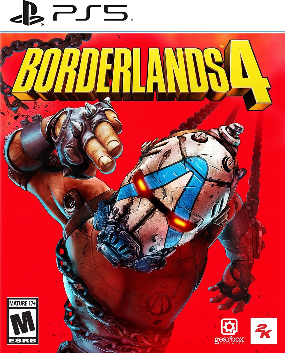 Borderlands 4 box art for Playstation 5