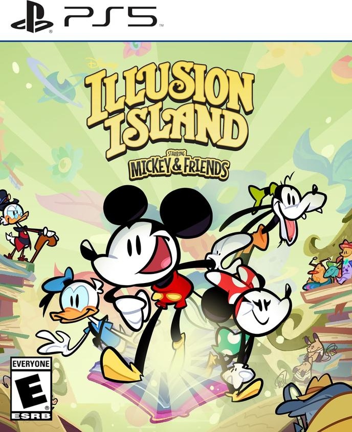 Disney Illusion Island Starring Mickey & Friends box art for Playstation 5