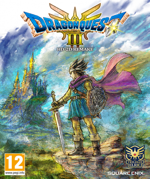 Dragon Quest I & II HD-2D Remake box art for Playstation 5