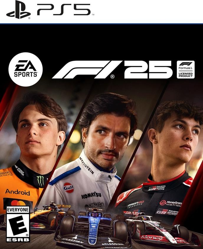 F1 25 box art for Playstation 5