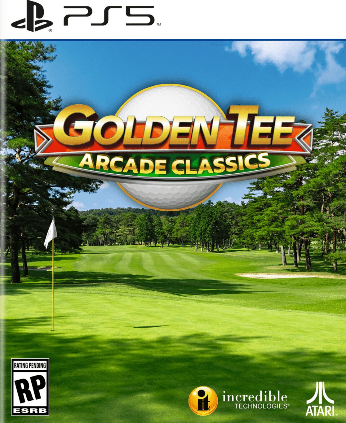 Golden Tee Arcade Classics box art for Playstation 5
