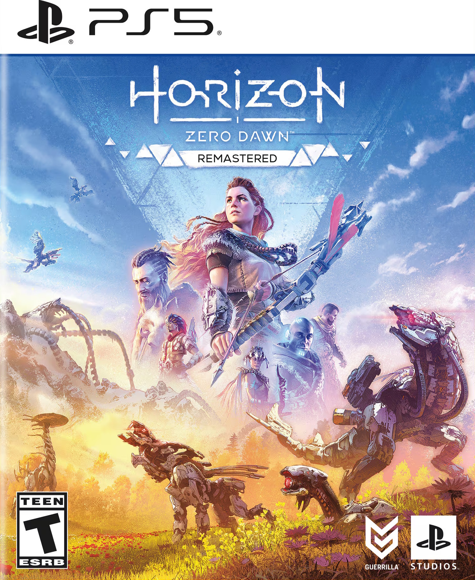 Horizon Zero Dawn Remastered box art for Playstation 5