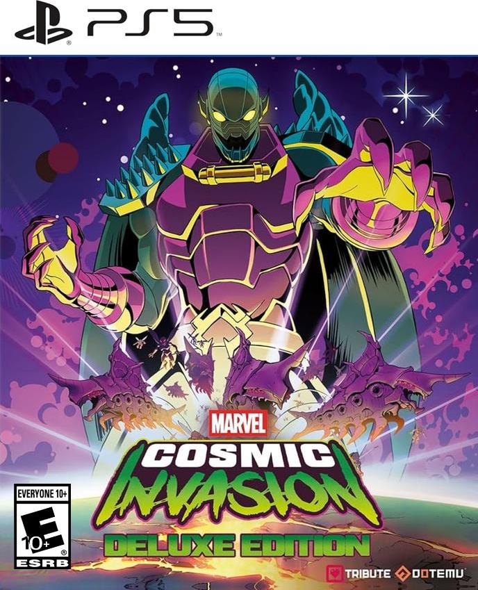 Marvel Cosmic Invasion box art for Playstation 5