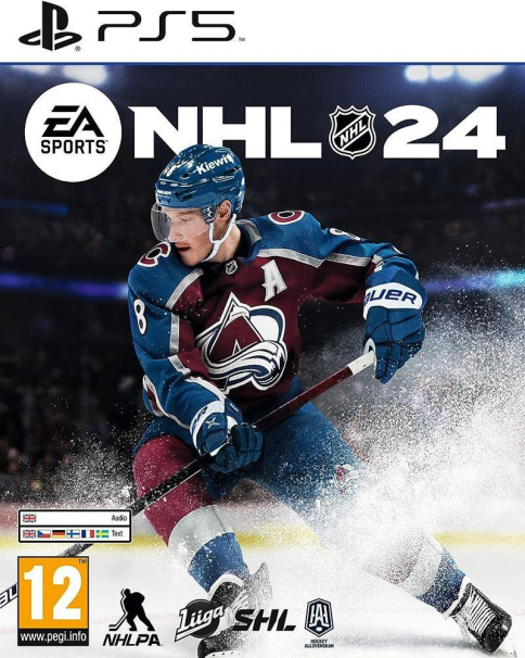 NHL 24 box art for Playstation 5