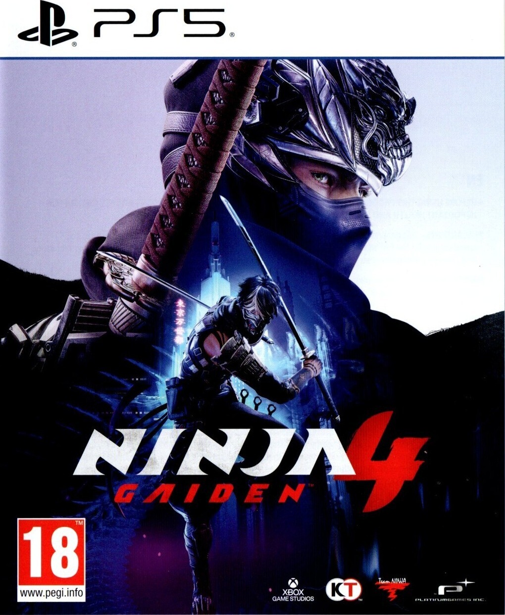 Ninja Gaiden 4 box art for Playstation 5