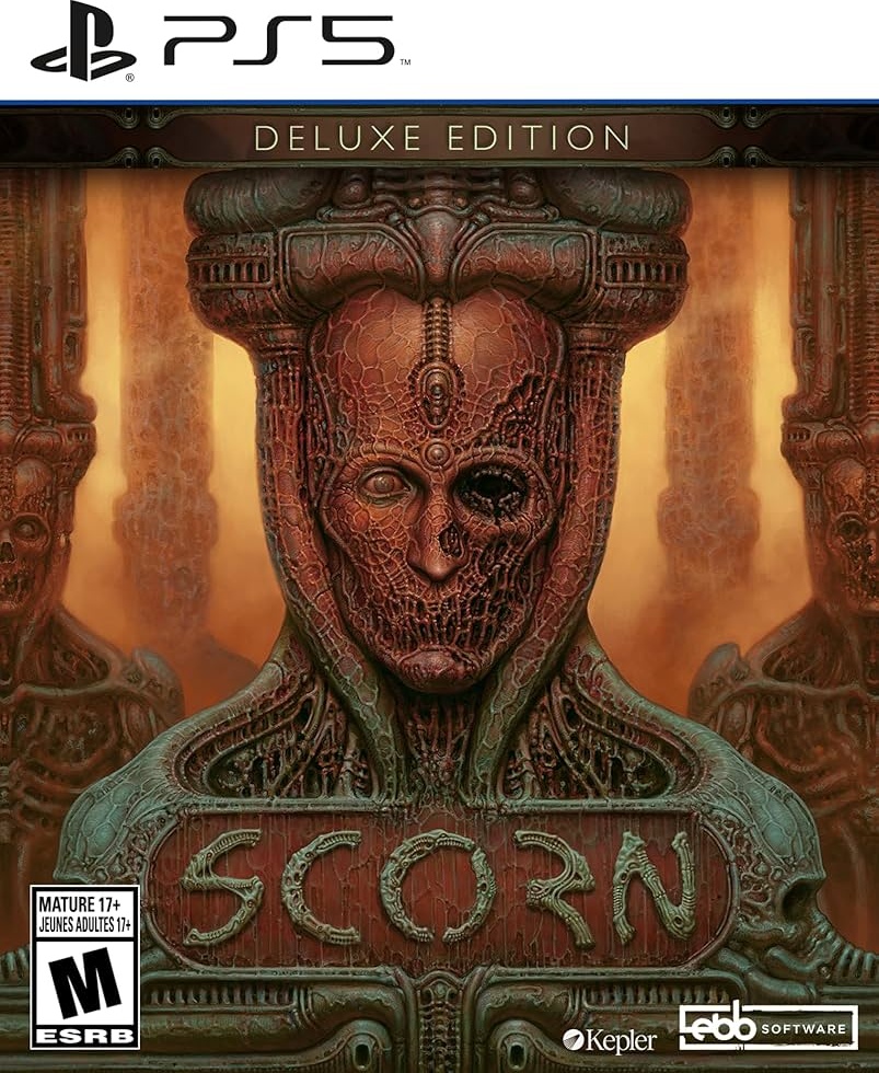 Scorn: Deluxe Edition box art for Playstation 5