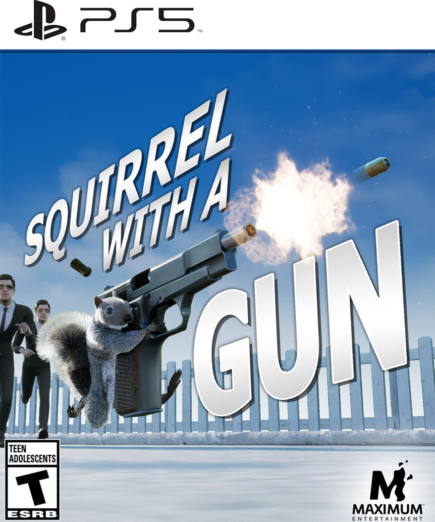 Squirrel With A Gun box art for Playstation 5