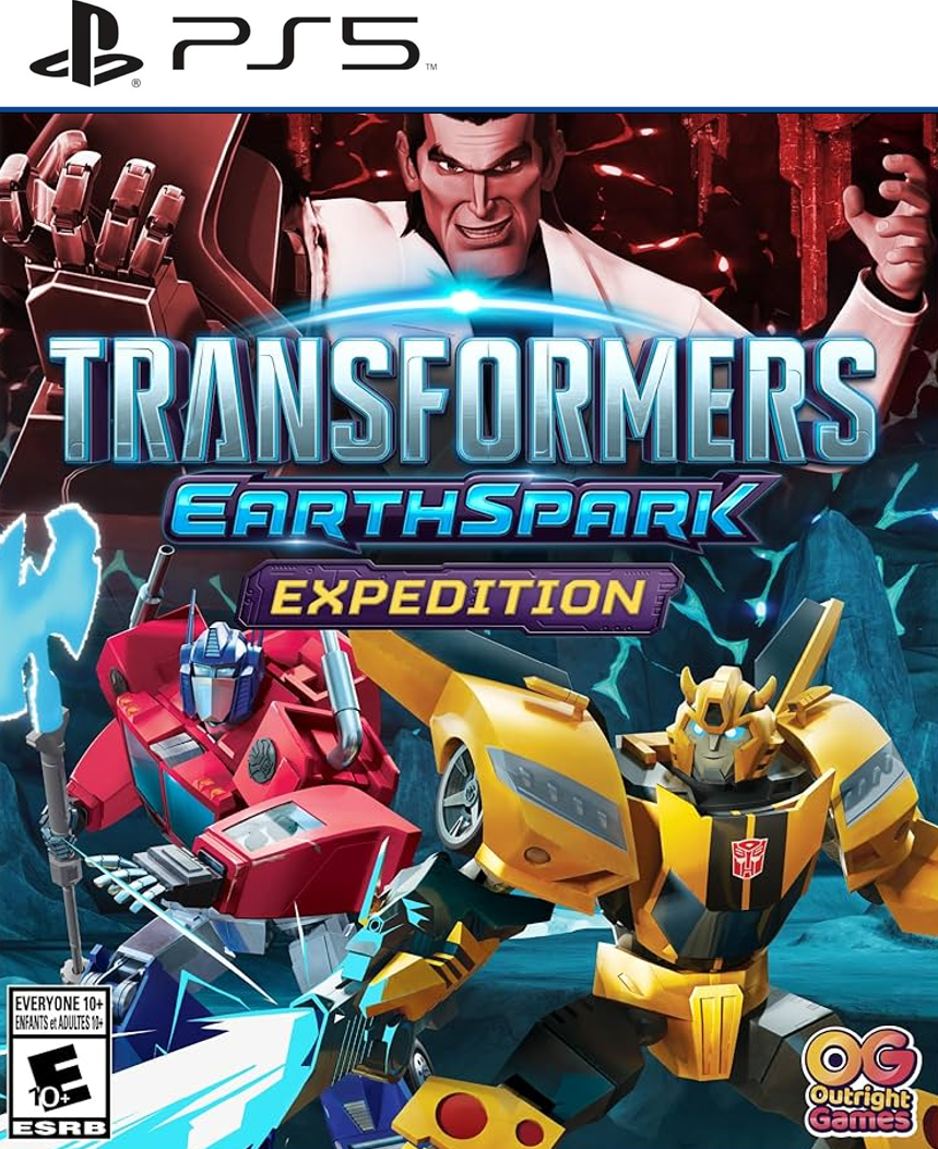 Transformers: Earthspark - Expedition box art for Playstation 5
