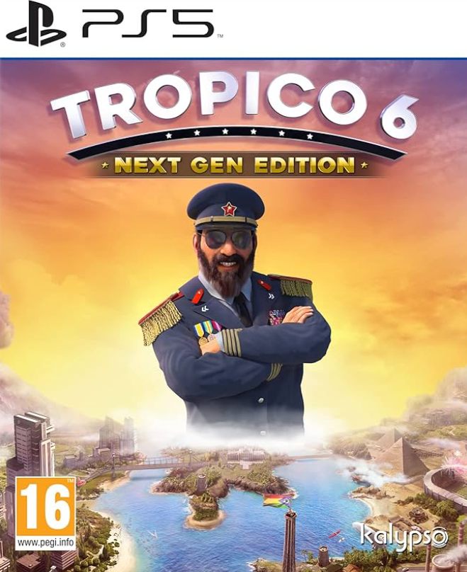 Tropico 6: Next Gen Edition box art for Playstation 5
