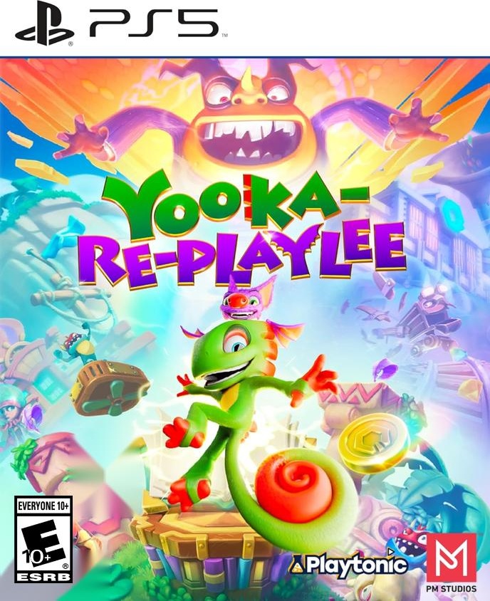 Yooka-Replaylee box art for Playstation 5