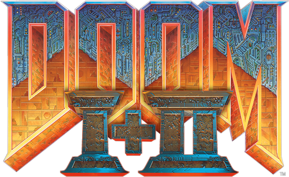 DOOM + DOOM II logo for Playstation 5