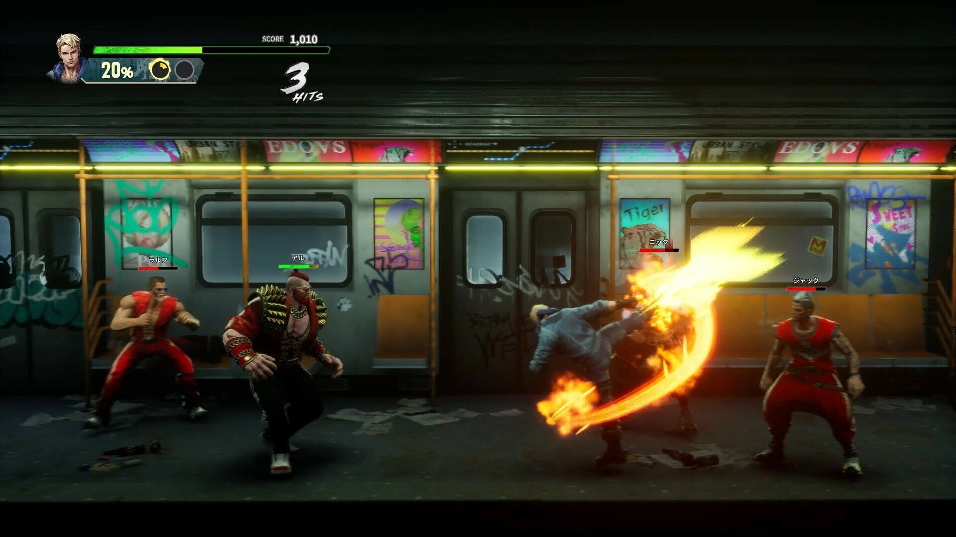Double Dragon Revive screenshot 2 for Playstation 5