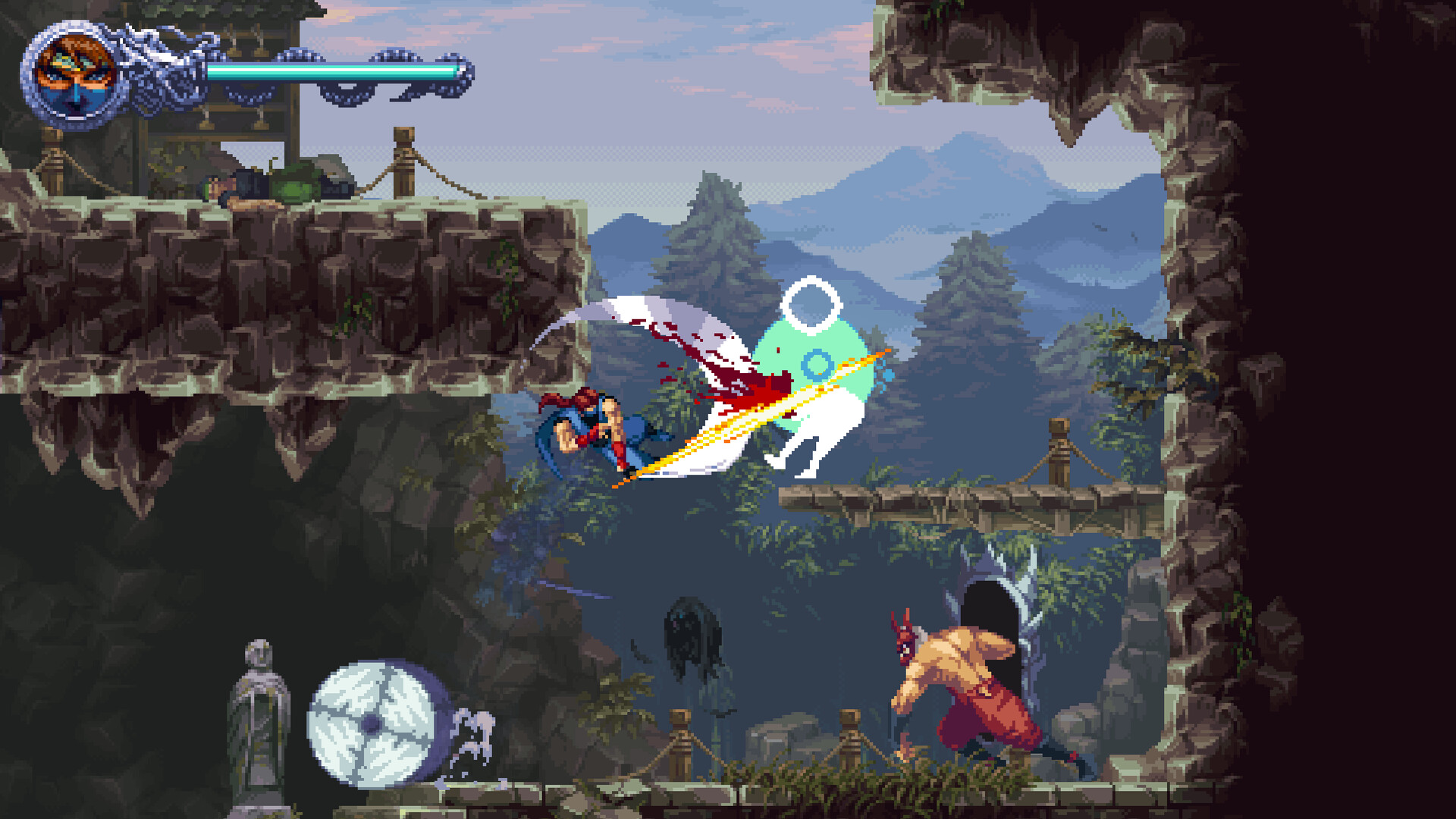 Ninja Gaiden: Ragebound screenshot 2 for Playstation 5
