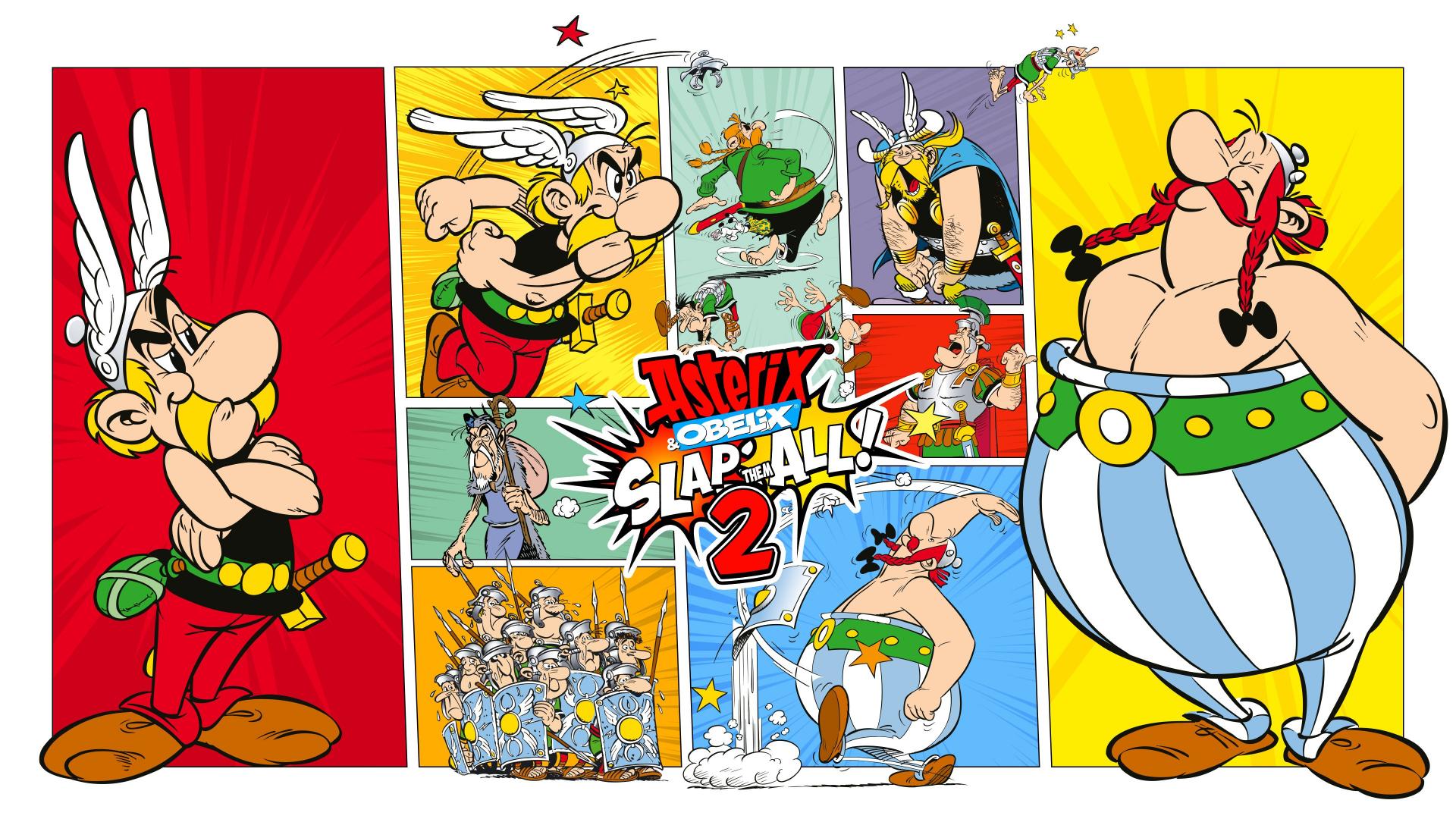 Asterix & Obelix: Slap Them All! 2 title screen for Playstation 5