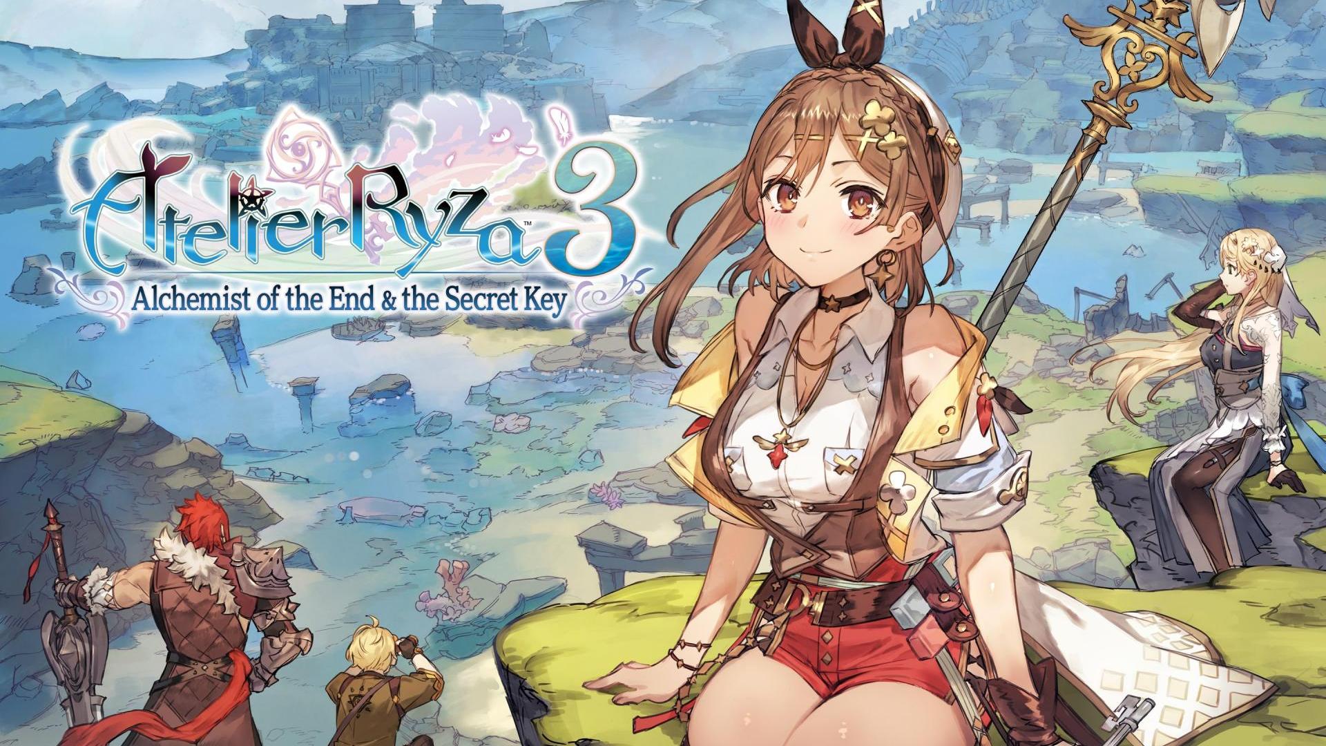 Atelier Ryza 3: Alchemist of the End & the Secret Key title screen for Playstation 5