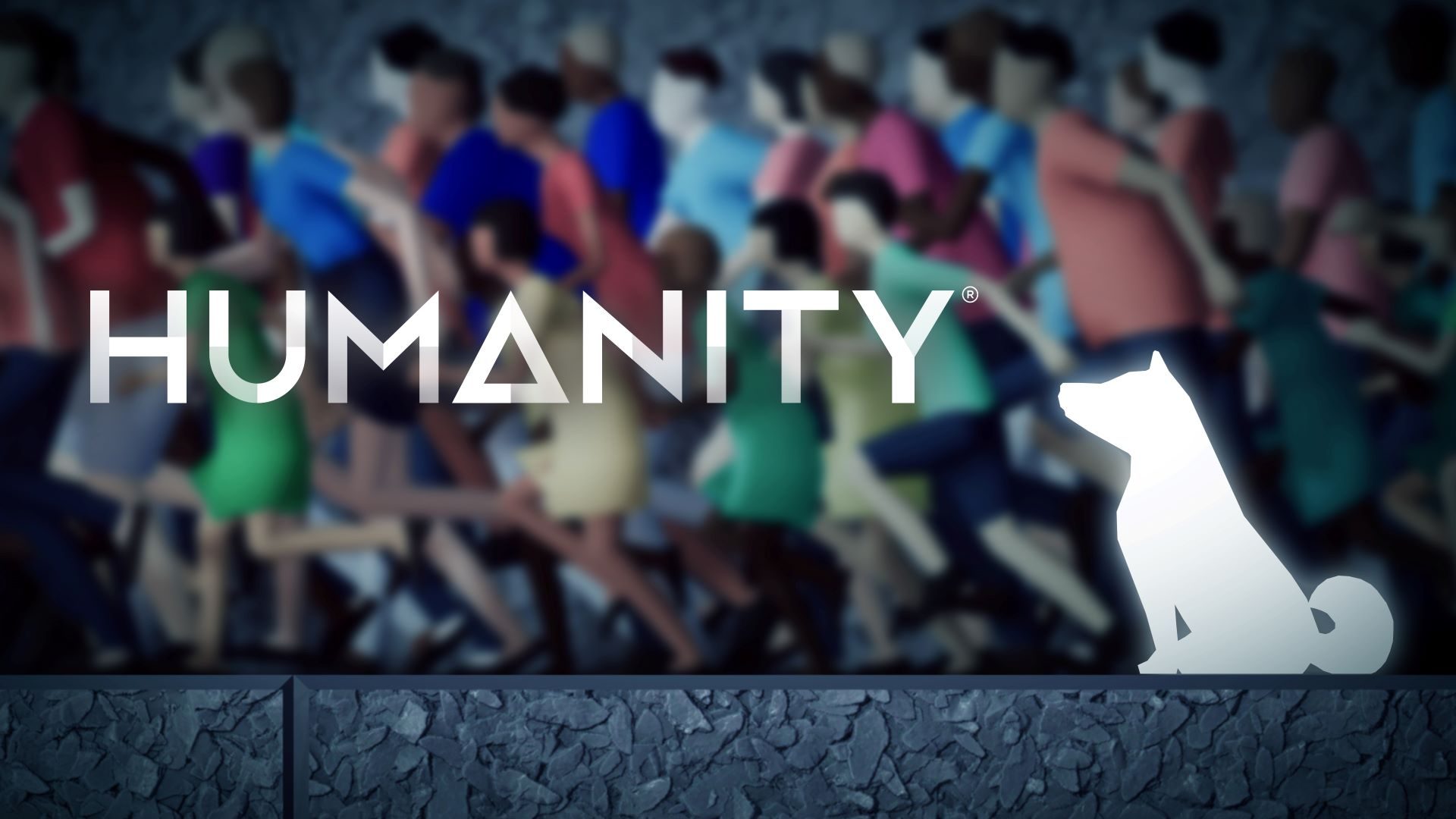 Humanity title screen for Playstation 5