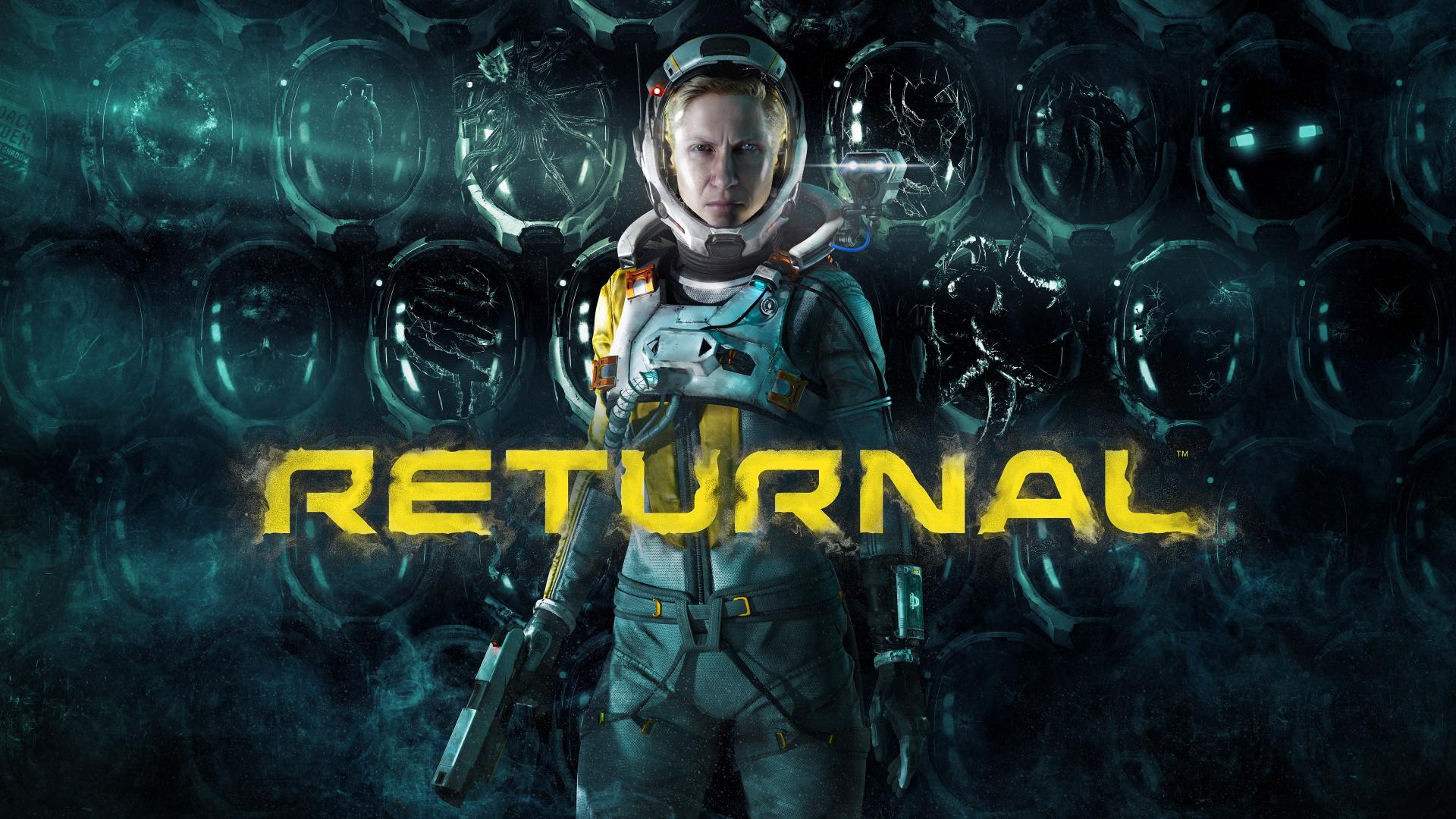 Returnal title screen for Playstation 5