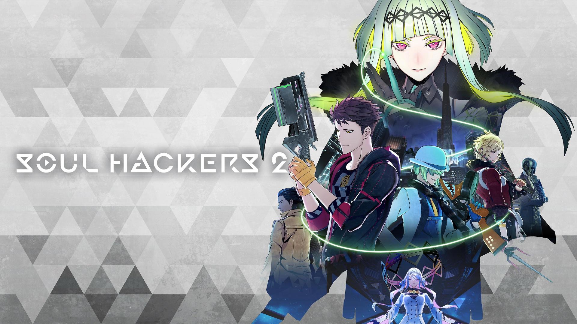 Soul Hackers 2 title screen for Playstation 5