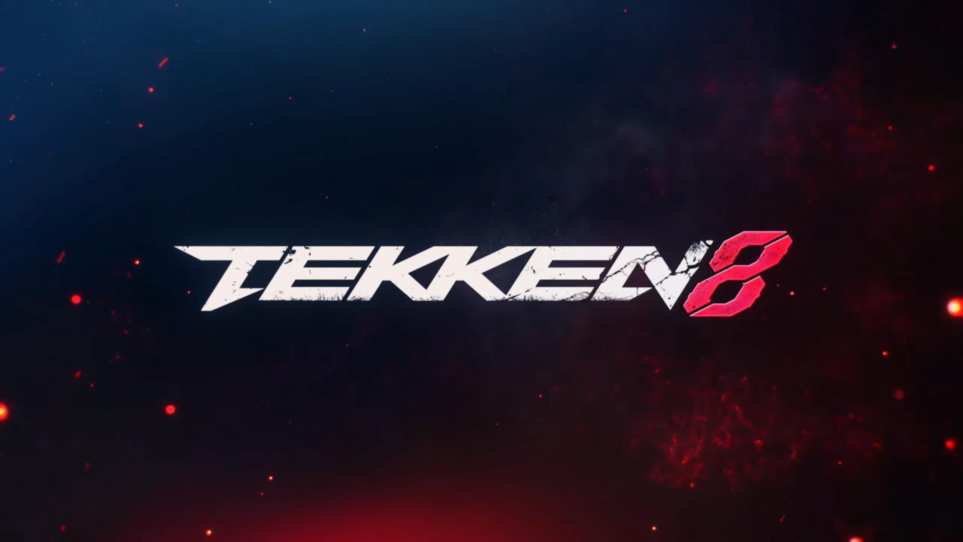 Tekken 8 title screen for Playstation 5