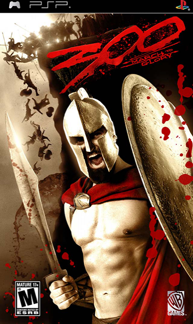 300: March to Glory box art for PSP