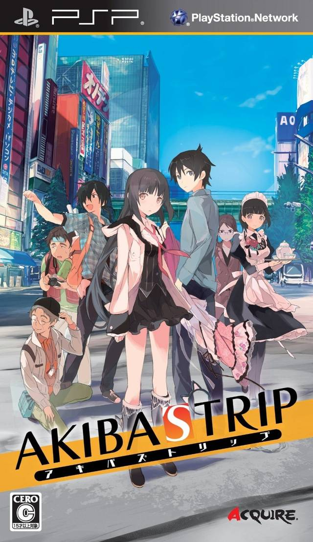 Akiba's Trip box art for PSP