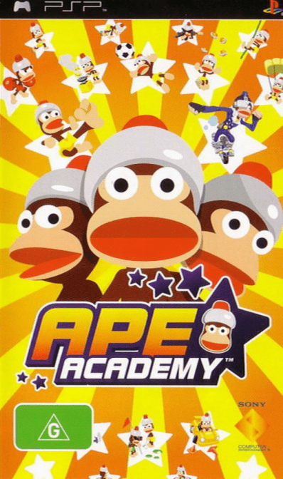 Ape Academy box art for PSP