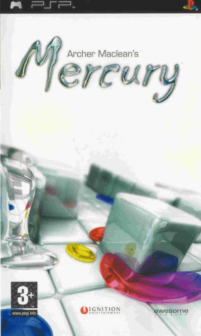Archer Maclean's Mercury box art for PSP