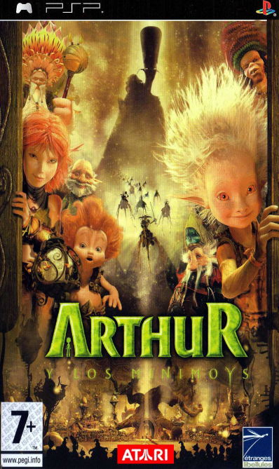 Arthur and the Invisibles box art for PSP