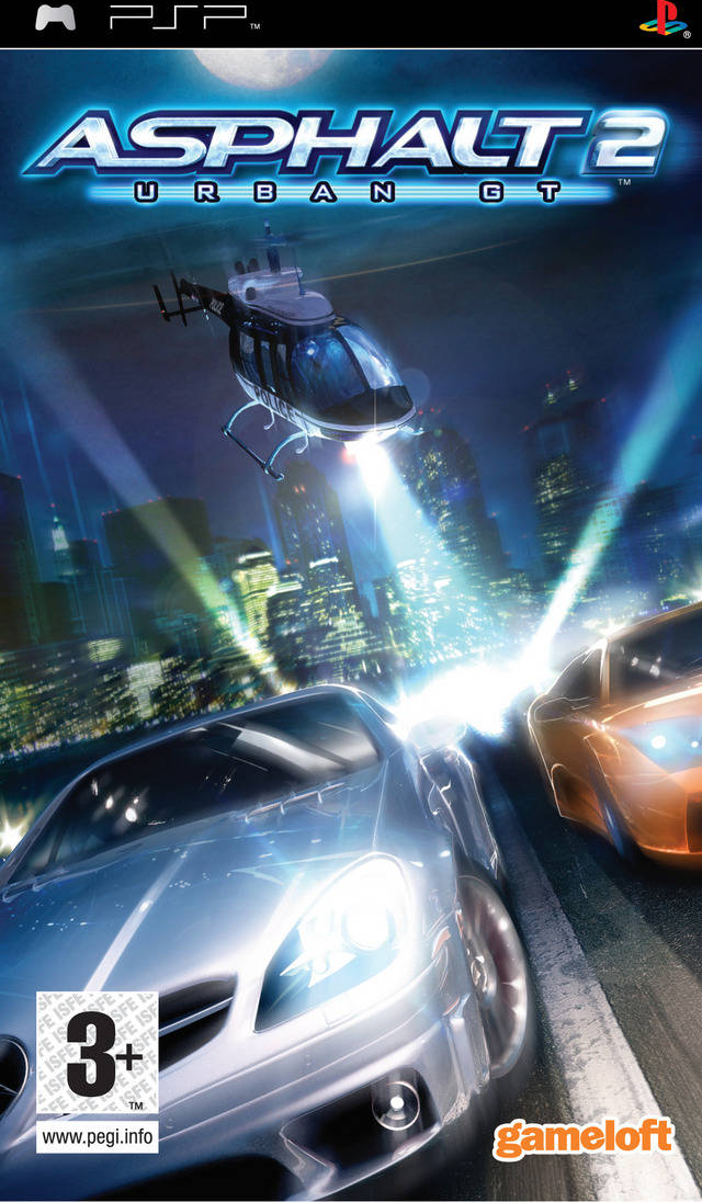 Asphalt 2: Urban GT box art for PSP