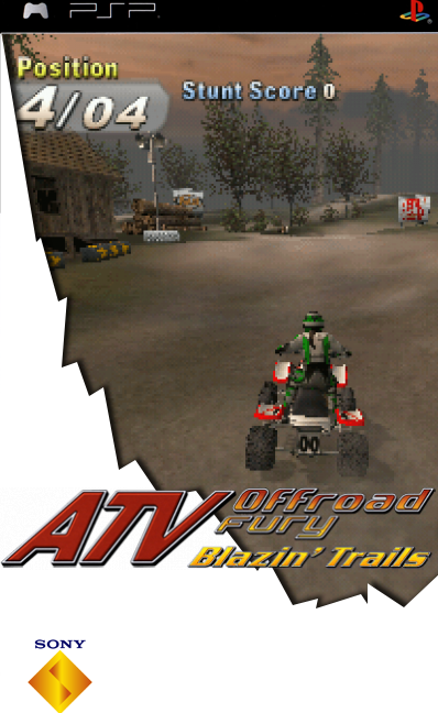 ATV Offroad Fury: Blazin' Trails box art for PSP