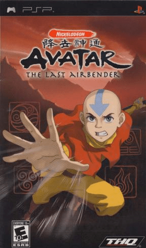 Avatar the Last Airbender box art for PSP
