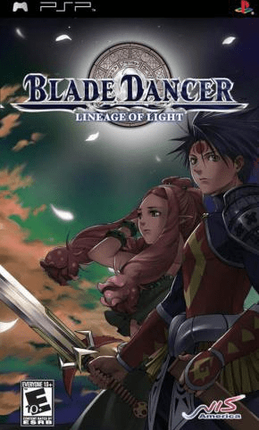 Blade Dancer Lineage of Light box art for PSP
