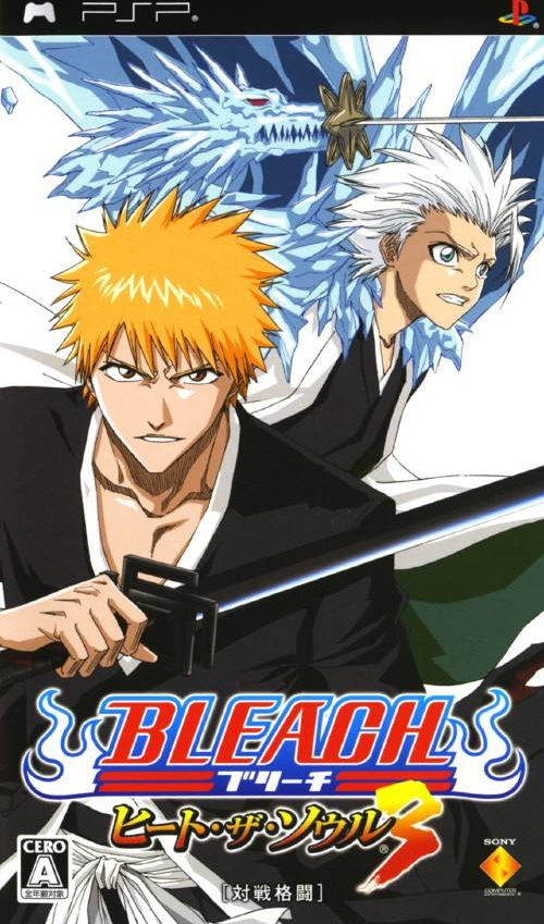 Bleach: Heat the Soul 3 box art for PSP