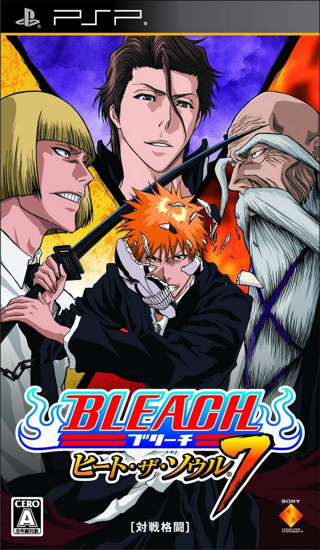 Bleach: Heat The Soul 7 box art for PSP