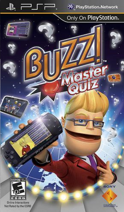 Buzz! Master Quiz box art for PSP