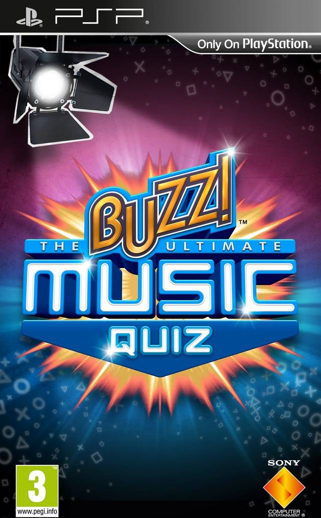 Buzz: The Ultimate Music Quiz box art for PSP