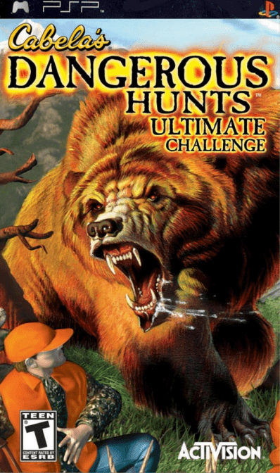 Cabela's Dangerous Hunts Ultimate Challenge box art for PSP