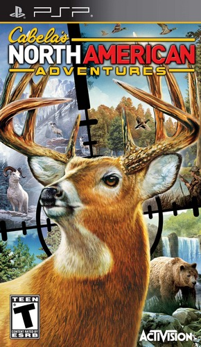 Cabela's North American Adventures box art for PSP