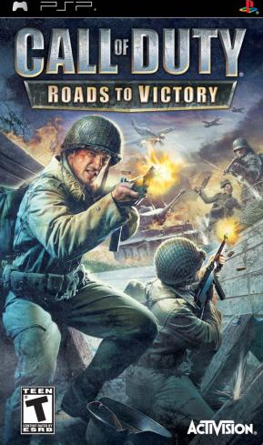 Call of Duty Roads to Victory box art for PSP